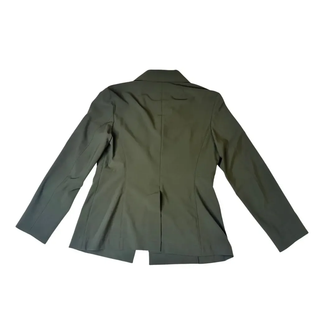 MM LaFleur Moreland OrigamiTech Jacket Olive Green Women's 12 Pockets Gorpcore - Picture 3 of 16